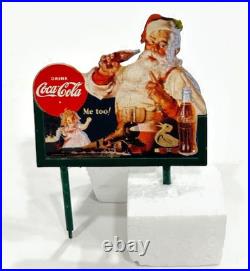 Dept 56 COCA-COLA SODA FOUNTAIN 56.59221 Christmas In the City Retired-NEW