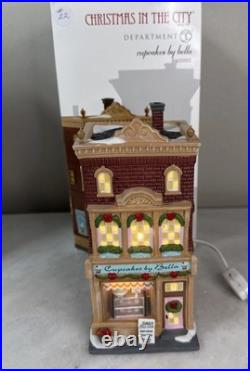 Dept 56 CUPCAKES BY BELLA Christmas in the City #4050912 with Box