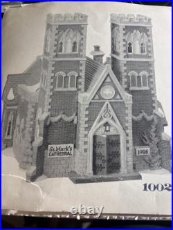 Dept 56 Cathedral Church of St Mark's 5549-2 LTD ED Christmas In The City Rare