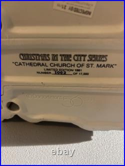 Dept 56 Cathedral Church of St Mark's 5549-2 LTD ED Christmas In The City Rare