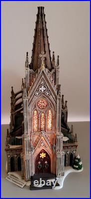 Dept 56 Cathedral of St. Nicholas Christmas in the City Signed Rare