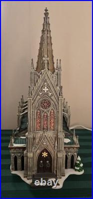 Dept 56 Cathedral of St. Nicholas Christmas in the City see description