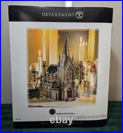 Dept 56 Cathedral of St. Nicholas Christmas in the City see description
