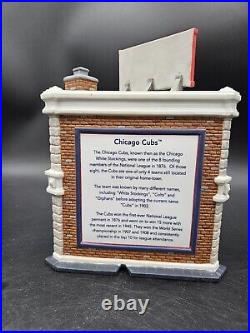 Dept 56 Chicago Cubs Souvenir Shop 59227 Retired Christmas In The City 2004