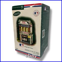 Dept 56 Chicago Cubs Tavern Christmas in the City Series 2004 NOS NIB RARE