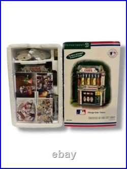 Dept 56 Chicago Cubs Tavern Christmas in the City Series 2004 NOS NIB RARE