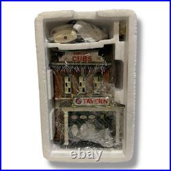 Dept 56 Chicago Cubs Tavern Christmas in the City Series 2004 NOS NIB RARE