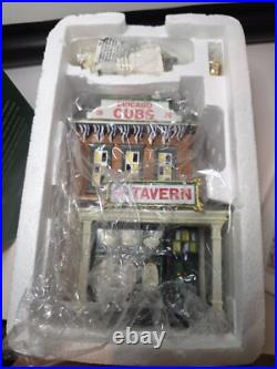 Dept 56 Chicago Cubs Tavern Christmas in the City Series 2004 NOS NIB RARE