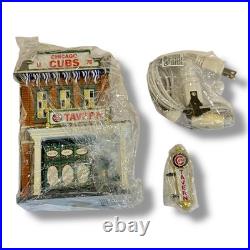 Dept 56 Chicago Cubs Tavern Christmas in the City Series 2004 NOS NIB RARE