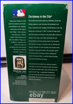 Dept 56 Chicago Cubs Tavern Christmas in the City Series 2004 NOS NIB RARE