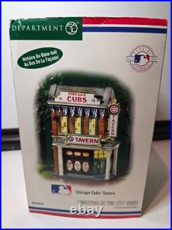 Dept 56 Chicago Cubs Tavern Christmas in the City Series 2004 NOS NIB RARE