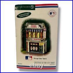 Dept 56 Chicago Cubs Tavern Christmas in the City Series 2004 NOS NIB RARE