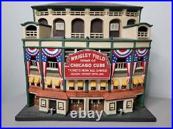 Dept 56 Chicago Cubs Wrigley Field # 58933 Lighted with box Xmas in the City