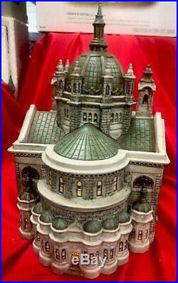 Dept 56 Christmas In City Cathedral Of St. Paul 58930 Historical Landmark