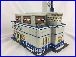 Dept 56 Christmas In The City 2003 BLUE LINE BUS DEPOT 59210 Retired 2005