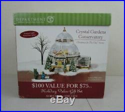 Dept 56 Christmas In The City 2004 Crystal Gardens Conservatory #56.59219