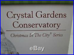 Dept 56 Christmas In The City 2004 Crystal Gardens Conservatory #56.59219