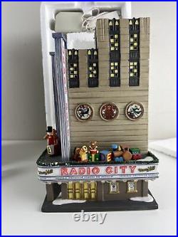Dept 56 Christmas In The City 58924 Radio City Music Hall Lighted Building