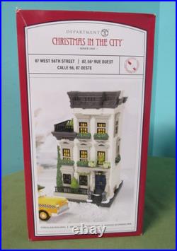 Dept 56 Christmas In The City 87 West 56th Street Porcelain Building 6013404