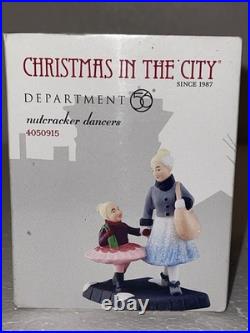 Dept 56 Christmas In The City Accessory Nutcracker Dancers #4050915 Brand New