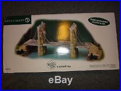 Dept 56 Christmas In The City Brooklyn Bridge-#59247- BRAND NEW