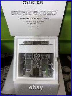Dept 56 Christmas In The City Cathedral Church of St Mark 5549-2 Limited Ed 1991