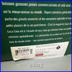 Dept 56 Christmas In The City Coca Cola Soda Fountain New