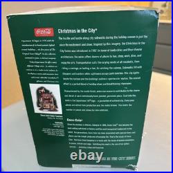 Dept 56 Christmas In The City Coca Cola Soda Fountain New