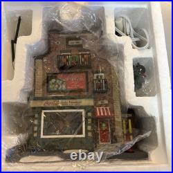 Dept 56 Christmas In The City Coca Cola Soda Fountain New