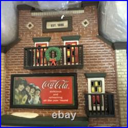 Dept 56 Christmas In The City Coca Cola Soda Fountain New