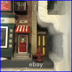 Dept 56 Christmas In The City Coca Cola Soda Fountain New
