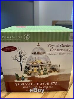 Dept 56 Christmas In The City Crystal Gardens Conservatory