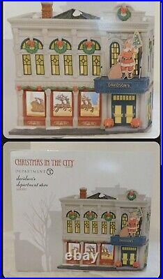 Dept 56 Christmas In The City DAVIDSON'S DEPARTMENT STORE New 6003057
