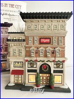 Dept 56 Christmas In The City Dayfields Department Store #808795 Euc