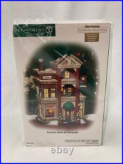 Dept 56 Christmas In The City Downtown Radios & Phonographs New