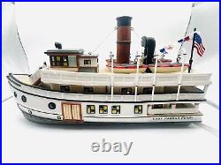 Dept 56 Christmas In The City East Harbor Ferry (Full Set Of 3) With Box