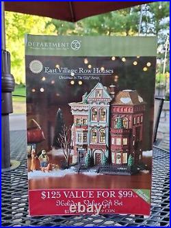 Dept 56 Christmas In The City East Village Row House # 59266