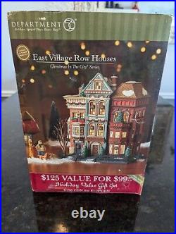 Dept 56 Christmas In The City East Village Row House # 59266 MINT CONDITION