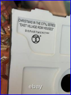 Dept 56 Christmas In The City East Village Row House In Box 59266
