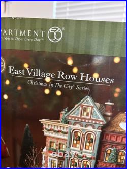Dept 56 Christmas In The City East Village Row House In Box 59266
