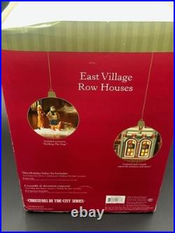 Dept 56 Christmas In The City East Village Row House Mint In Box 59266