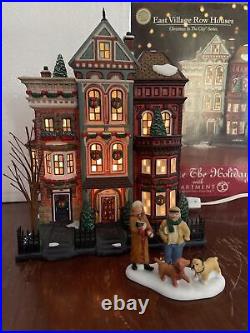 Dept 56 Christmas In The City East Village Row House Mint In Box 59266