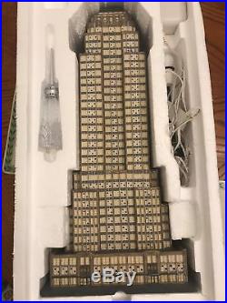 Dept 56 Christmas In The City Empire State Building Preowned Good Condition