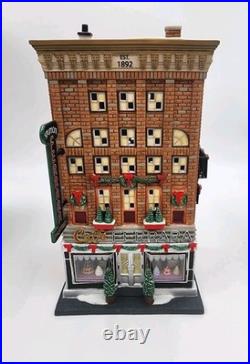 Dept. 56 Christmas In The City Ferrara Bakery & Cafe #59272 In Original Box