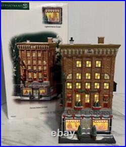 Dept 56 Christmas In The City Ferrara Bakery & Cafe #59272 In Original Box RARE Dept 56 Christmas In The City Ferrara Bakery & Cafe #59272 In Original Box RARE