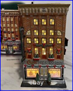 Dept 56 Christmas In The City Ferrara Bakery & Cafe #59272 In Original Box RARE