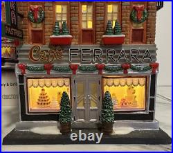 Dept 56 Christmas In The City Ferrara Bakery & Cafe #59272 In Original Box RARE Dept 56 Christmas In The City Ferrara Bakery & Cafe #59272 In Original Box RARE