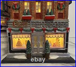 Dept 56 Christmas In The City Ferrara Bakery & Cafe #59272 In Original Box RARE