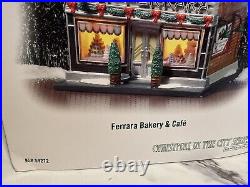 Dept 56 Christmas In The City Ferrara Bakery & Cafe #59272 In Original Box RARE Dept 56 Christmas In The City Ferrara Bakery & Cafe #59272 In Original Box RARE