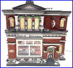 Dept 56 Christmas In The City'Harley Davidson City Dealership' 59202 3D BOX